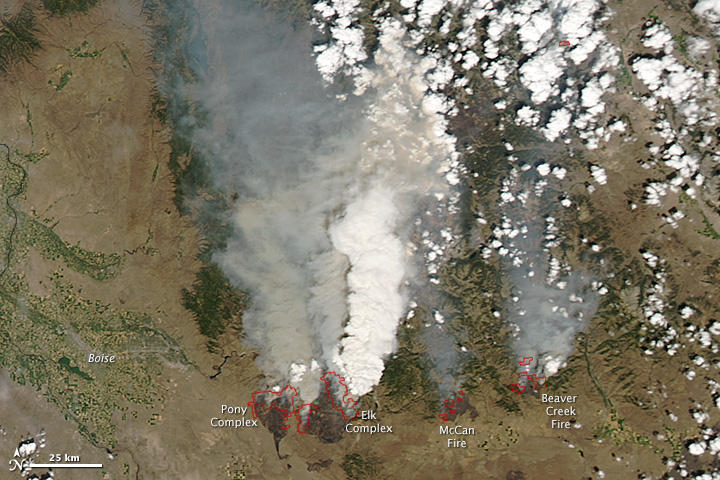 Nasa Satellite Image Shows Idaho Wildfires In Stunning Context Boise State Public Radio 8562