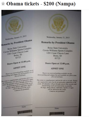 Tickets To See President Obama In Boise Listed For ...