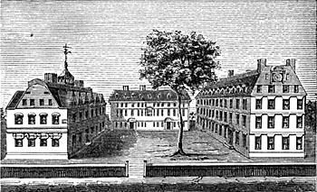 Image result for 1642 - The first commencement at Harvard College, in Cambridge, MA, was held.