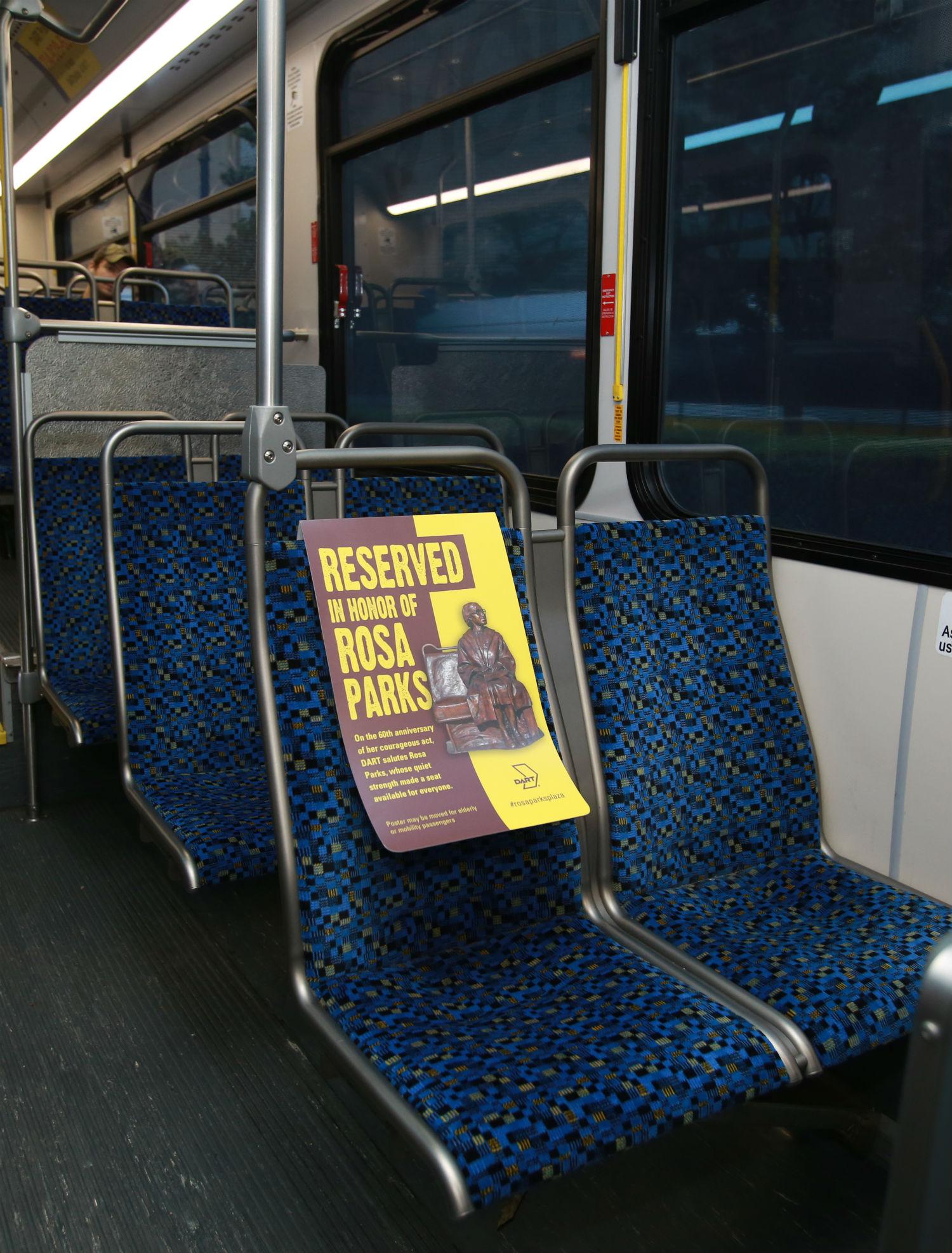 DART Reserves Front Seats Of 500 Buses To Honor Rosa Parks
