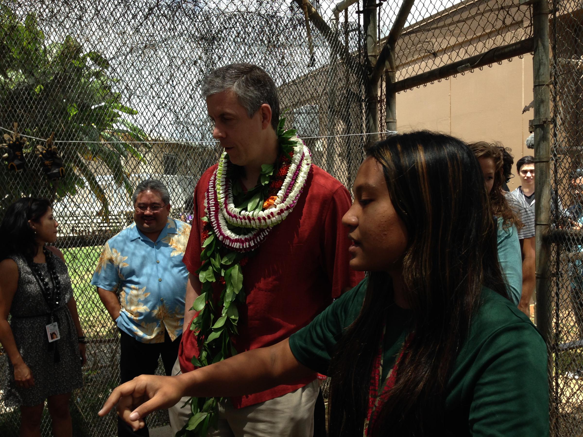 Education Secretary Visits Waipahu High School | Hawaii ...