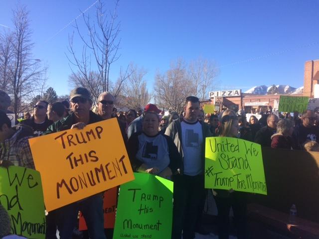Monticello Bears Ears protest