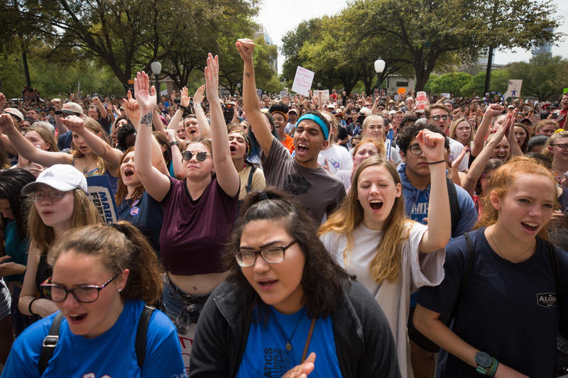 Thousands March In Austin Demanding Changes To Gun Laws KUT