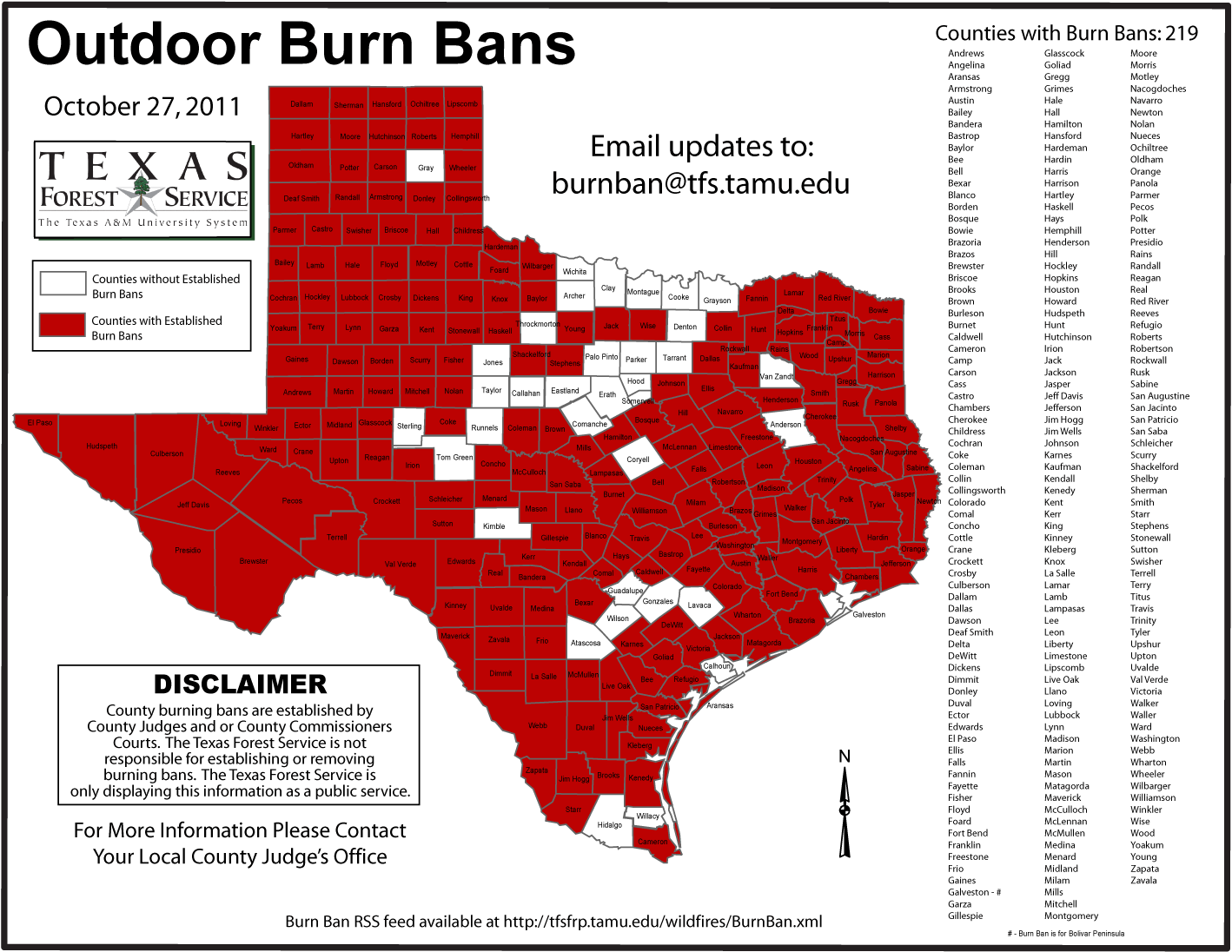 Fewer Counties Keeping Burn Bans in Place KUT