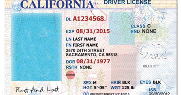 blank colorado drivers license template