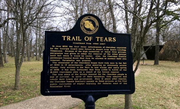 the cherokee nation and the trail of tears