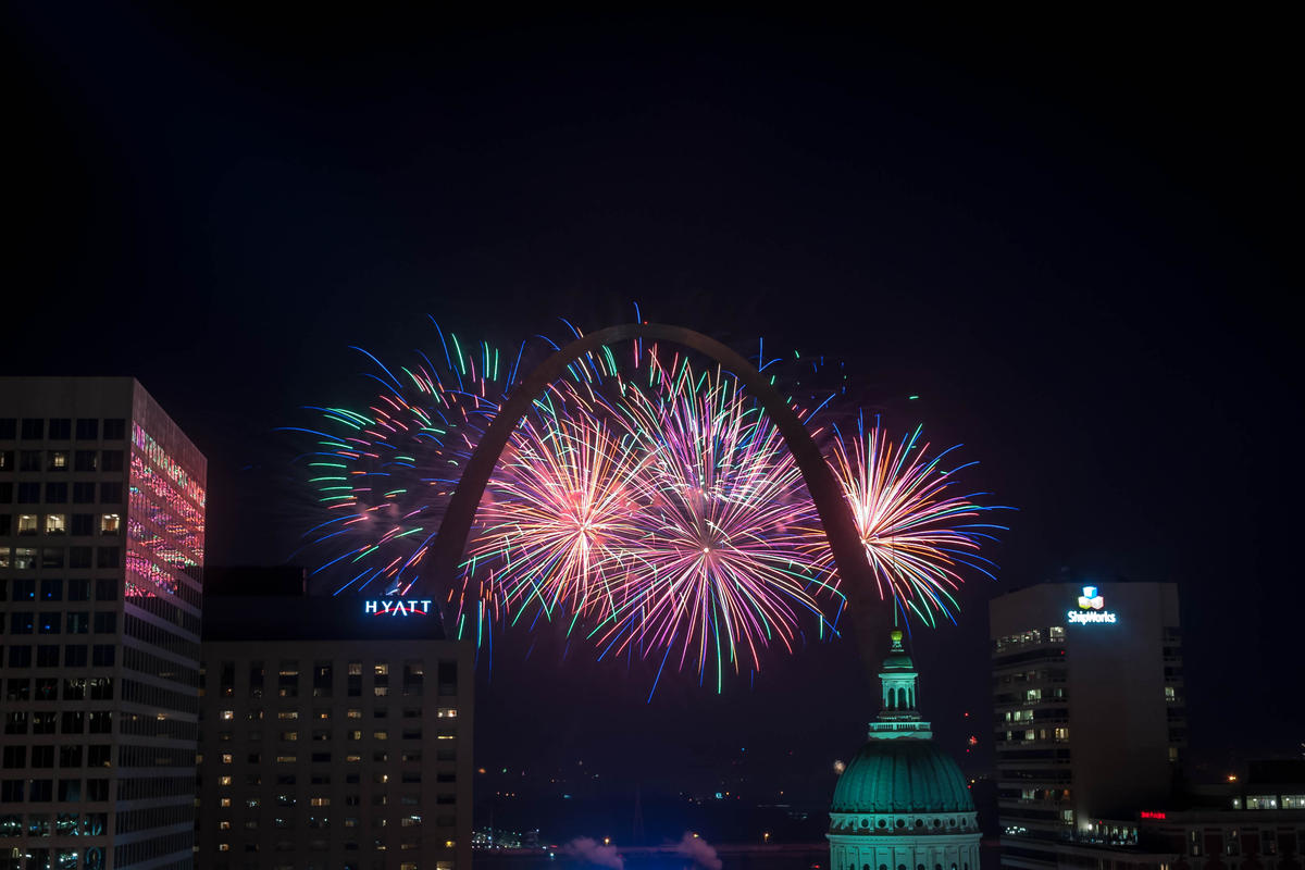 Fair skies return above Arch as St. Louis celebrates Fourth of July | KBIA