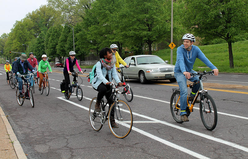 More bike routes opened in St. Louis St. Louis Public Radio