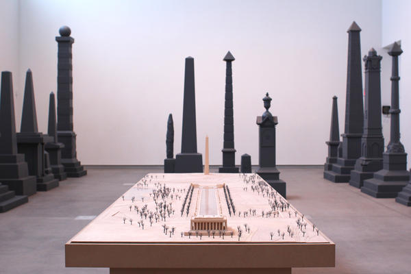 Sam Durant's “Proposal for White and Indian Dead Monument Transpositions, Washington, D.C.,” 2005  Kemper