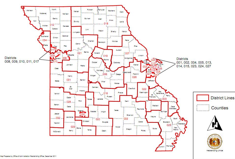 Commission to redraw Mo. Senate map reaches tentative agreement | St. Louis Public Radio
