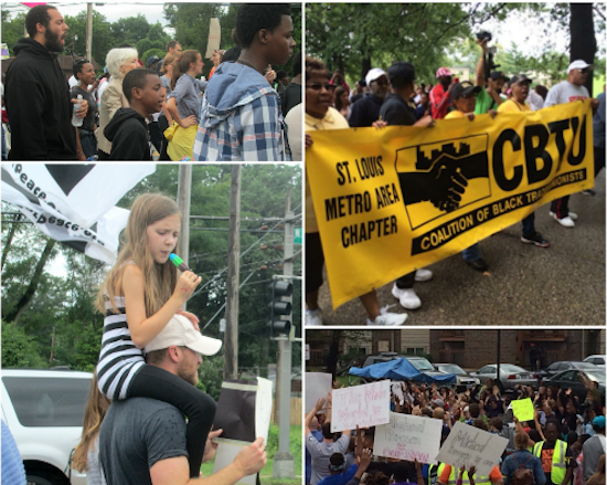 Photo Essay: Ferguson Marchers Raise Hands, Demand Justice | St. Louis Public Radio