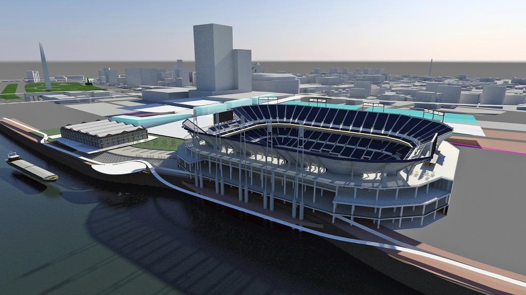 Plans Unveiled For New Riverfront NFL Stadium St. Louis Public Radio