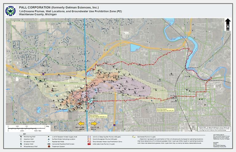 Fort Carson groundwater plume map