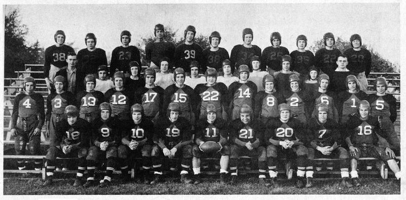 A photo of the 1940 Mason football team shows Malcolm Little, 4th from left in the back row. Malcolm spent part of his childhood in Lansing and part in Mason, Michigan.