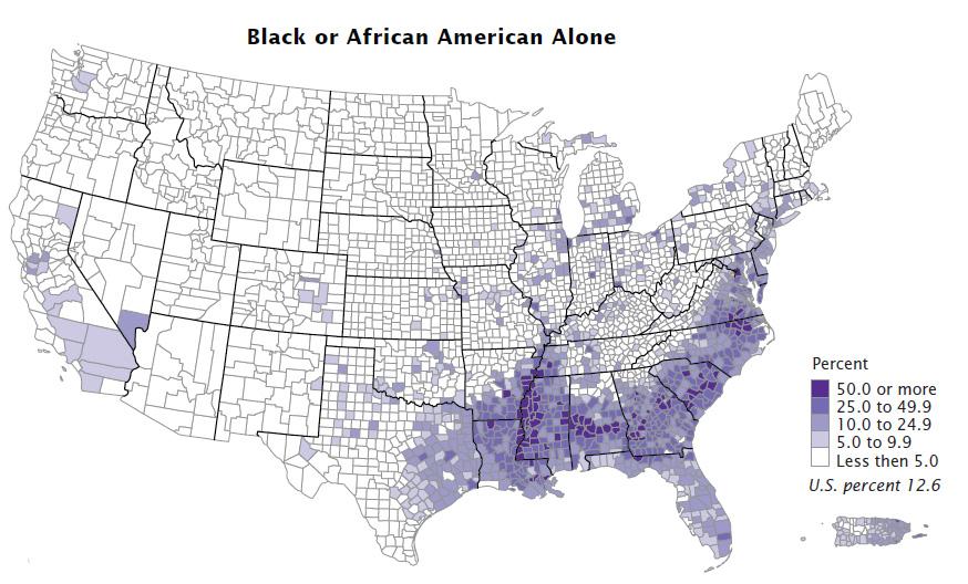 Census Releases Numbers On The Black Population In The Us Michigan
