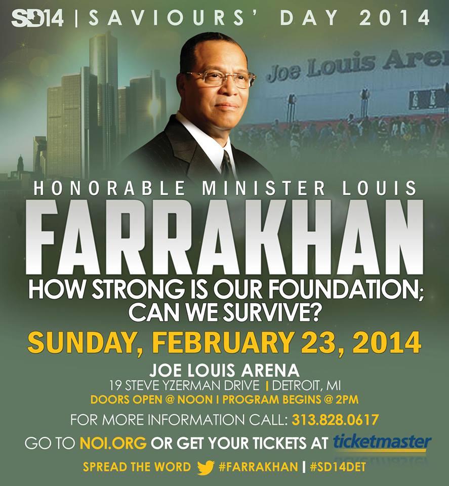 Nation of Islam's Farrakhan to speak in Detroit Michigan Radio