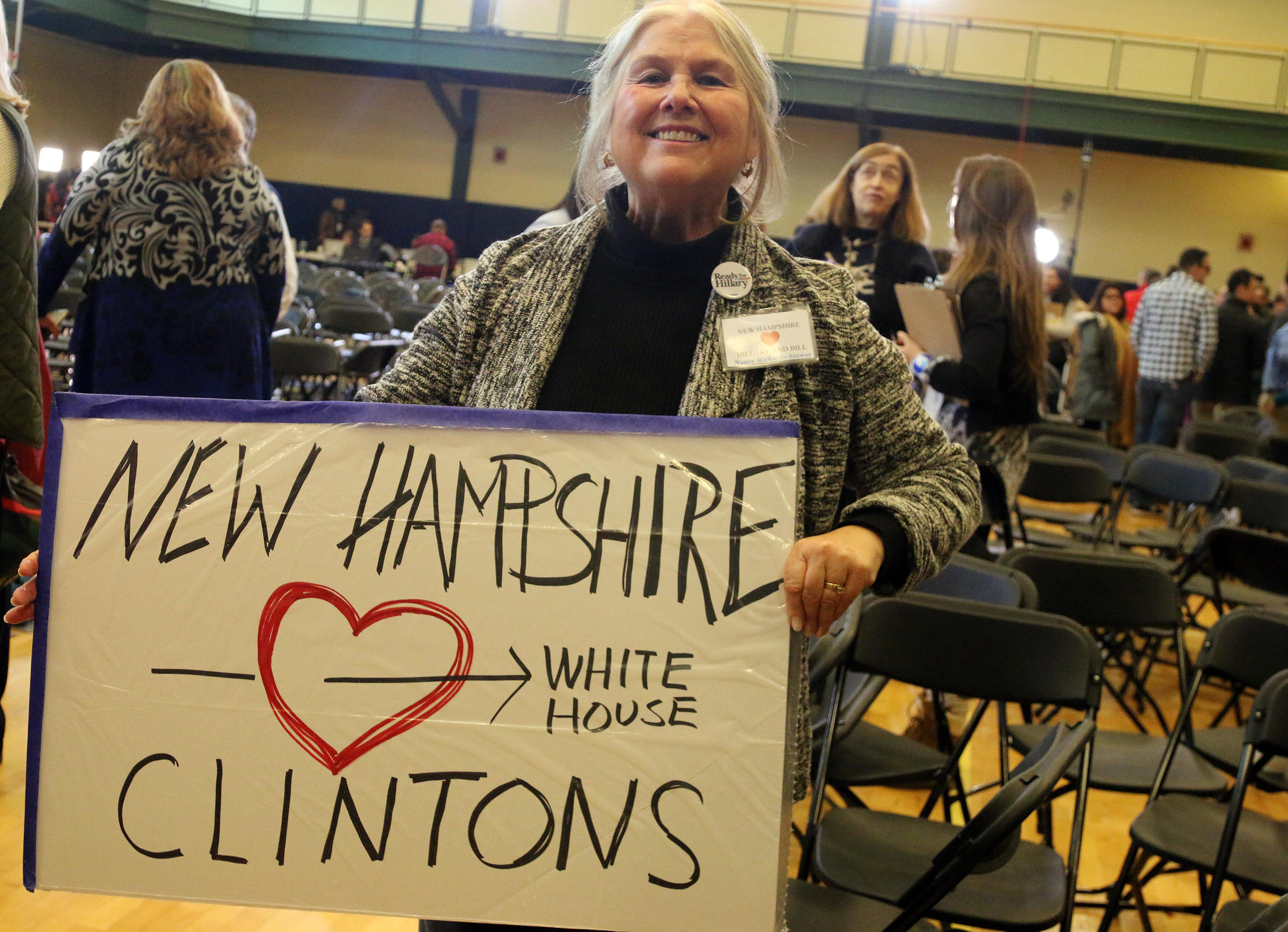 Bill Still Draws a Crowd in N.H., But Hillary's Supporters Focus on Her Credentials ...2400 x 1737