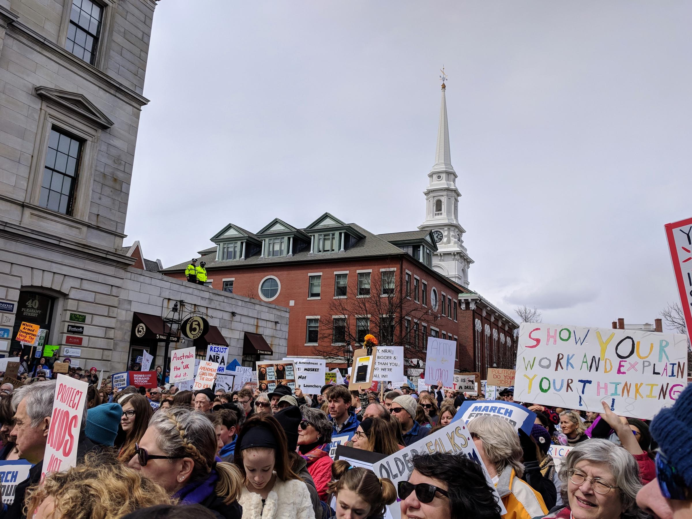 Portsmouth 'March for Our Lives' Event Draws Huge Crowd New Hampshire