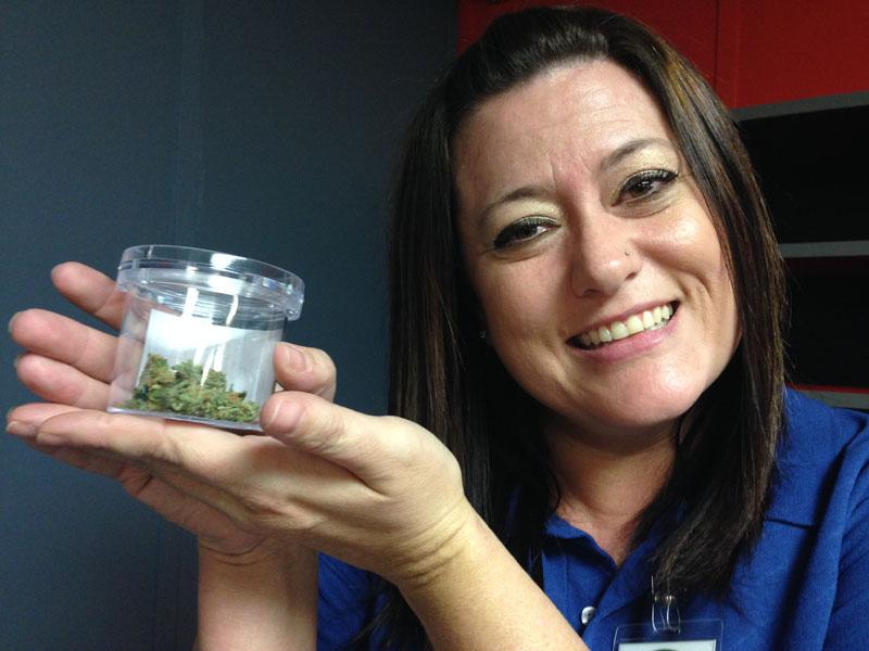 Taunya Harris, is a &quot;cannabis coach&quot; for Altitude pot store in Prosser, - Taunya_Harris