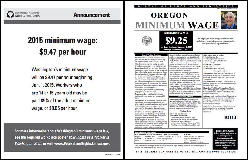 Oregon, Washington Minimum Wage Set For Increase NW News Network