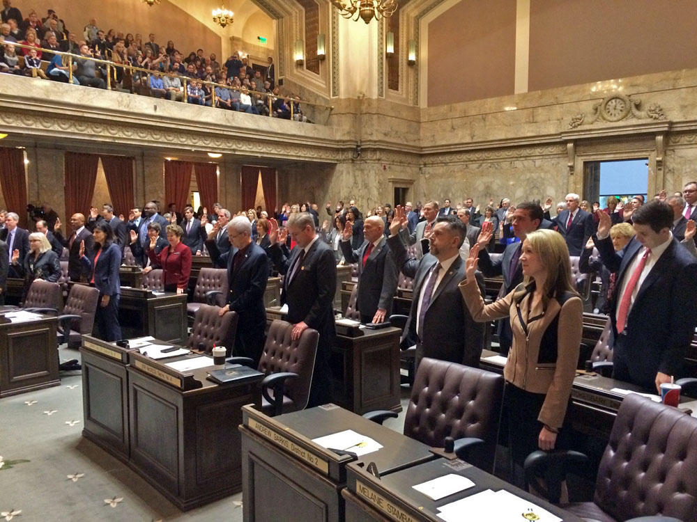 Washington State Legislature Convenes for Opening Day, Starting 2017