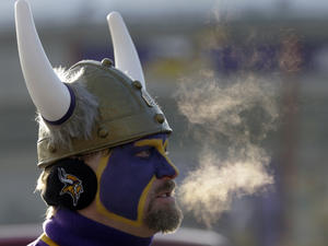 Minnesota Vikings Brace Fans For Frigid Playoff Game