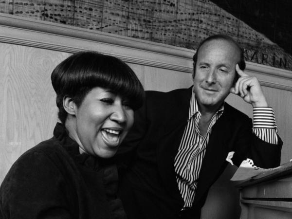 Clive Davis with Aretha Franklin in 1981.