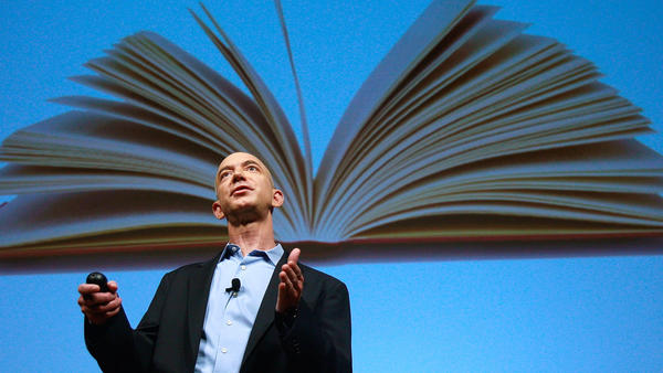 Seattle-based Amazon announced last week that it will begin selling fan fiction. CEO Jeff Bezos speaks at a 2009 event.