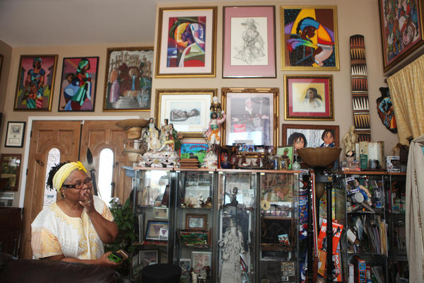 Oran's wife, Betty, lives amid his collection, too. "I think that Oran is somewhat eclectic," she says. "He's an artist and so I don't try to inhibit his creativity and what he does because it's him."