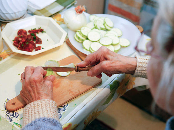 Even something as simple as chopping up food on a regular basis can be enough exercise to help protect older people from showing signs of dementia, a new study suggests.
