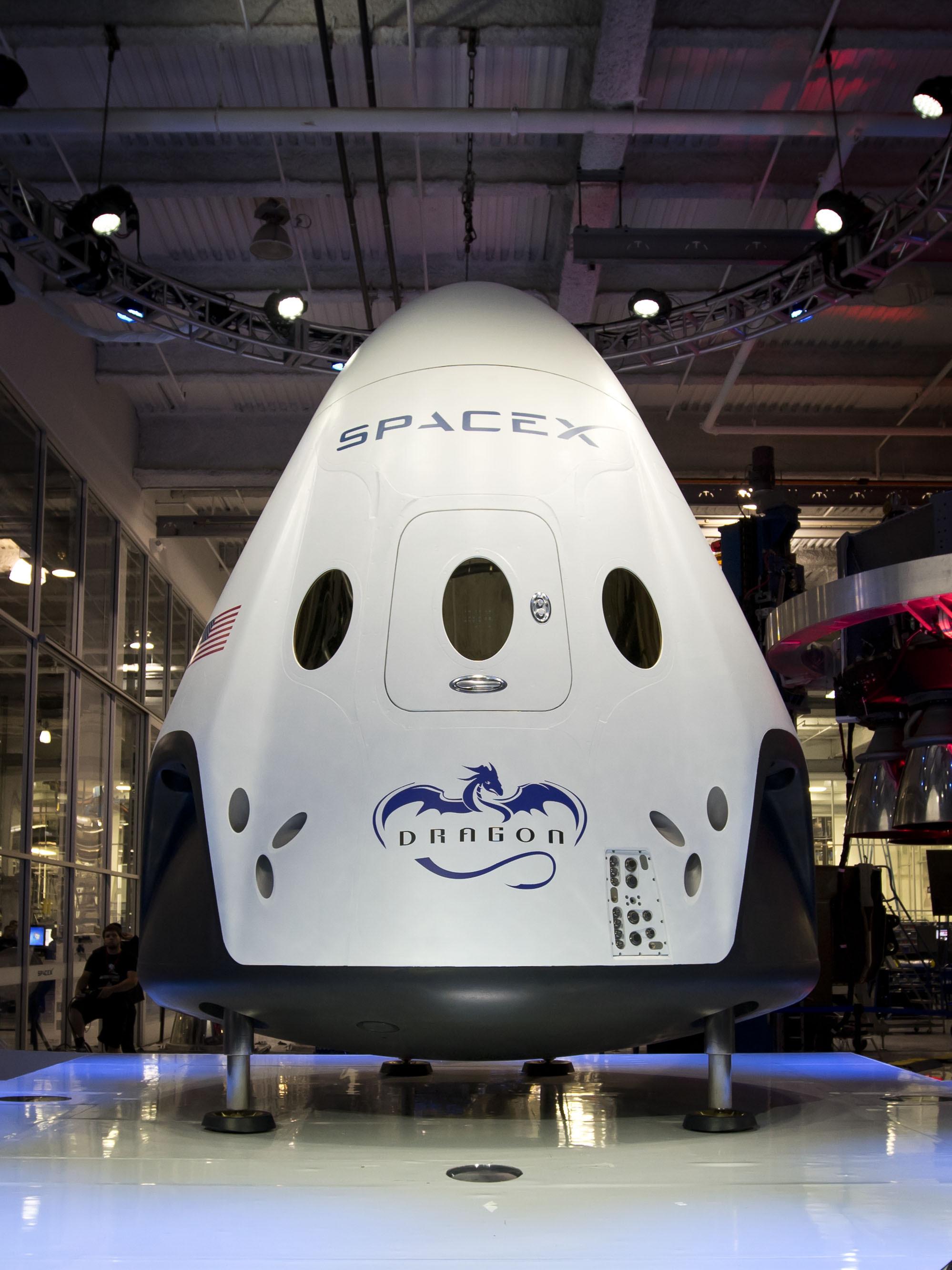 spacex"s new crew capsule was unveiled yesterday.