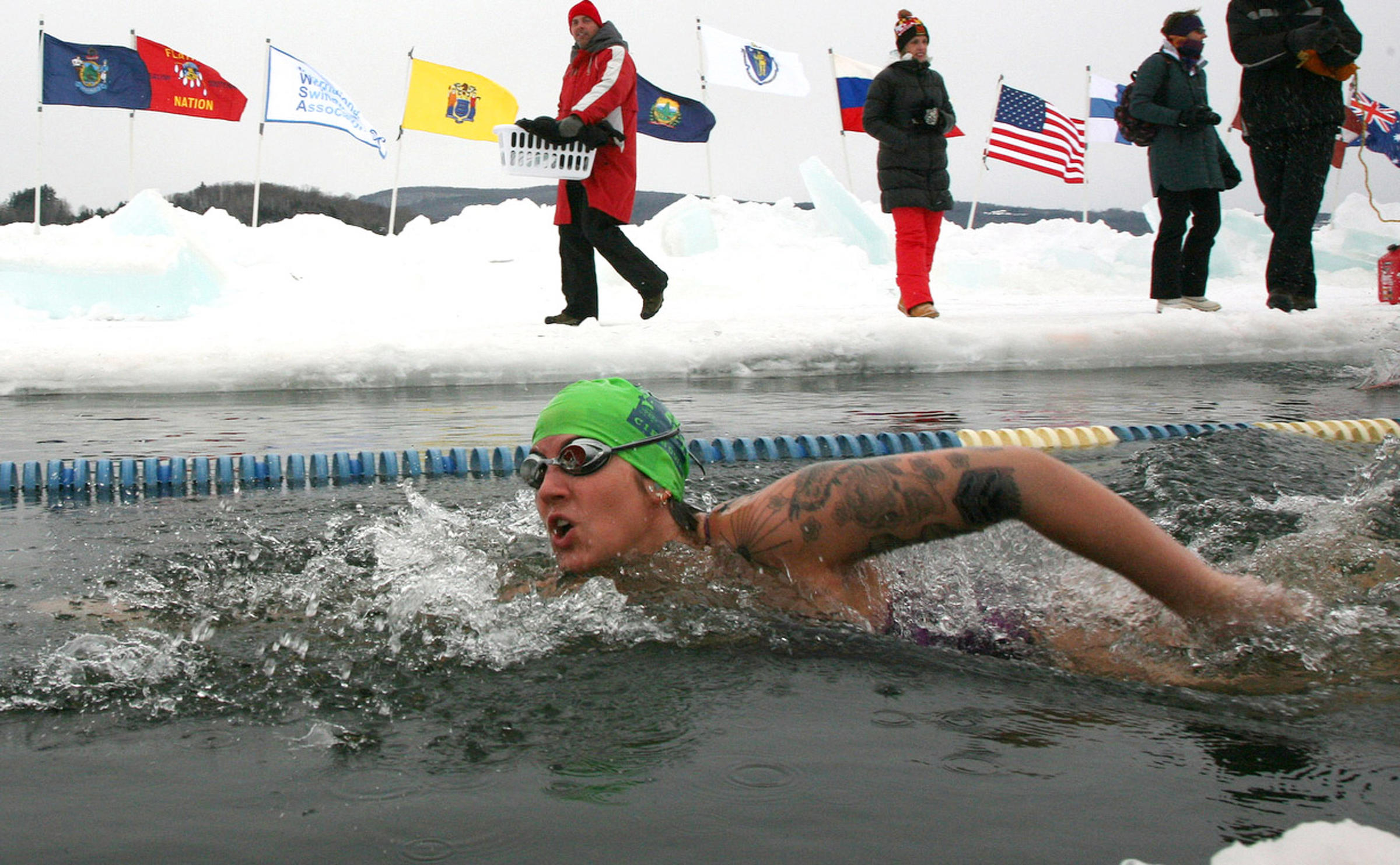 Cold Actually Feels Good At The Us Winter Swimming Championship