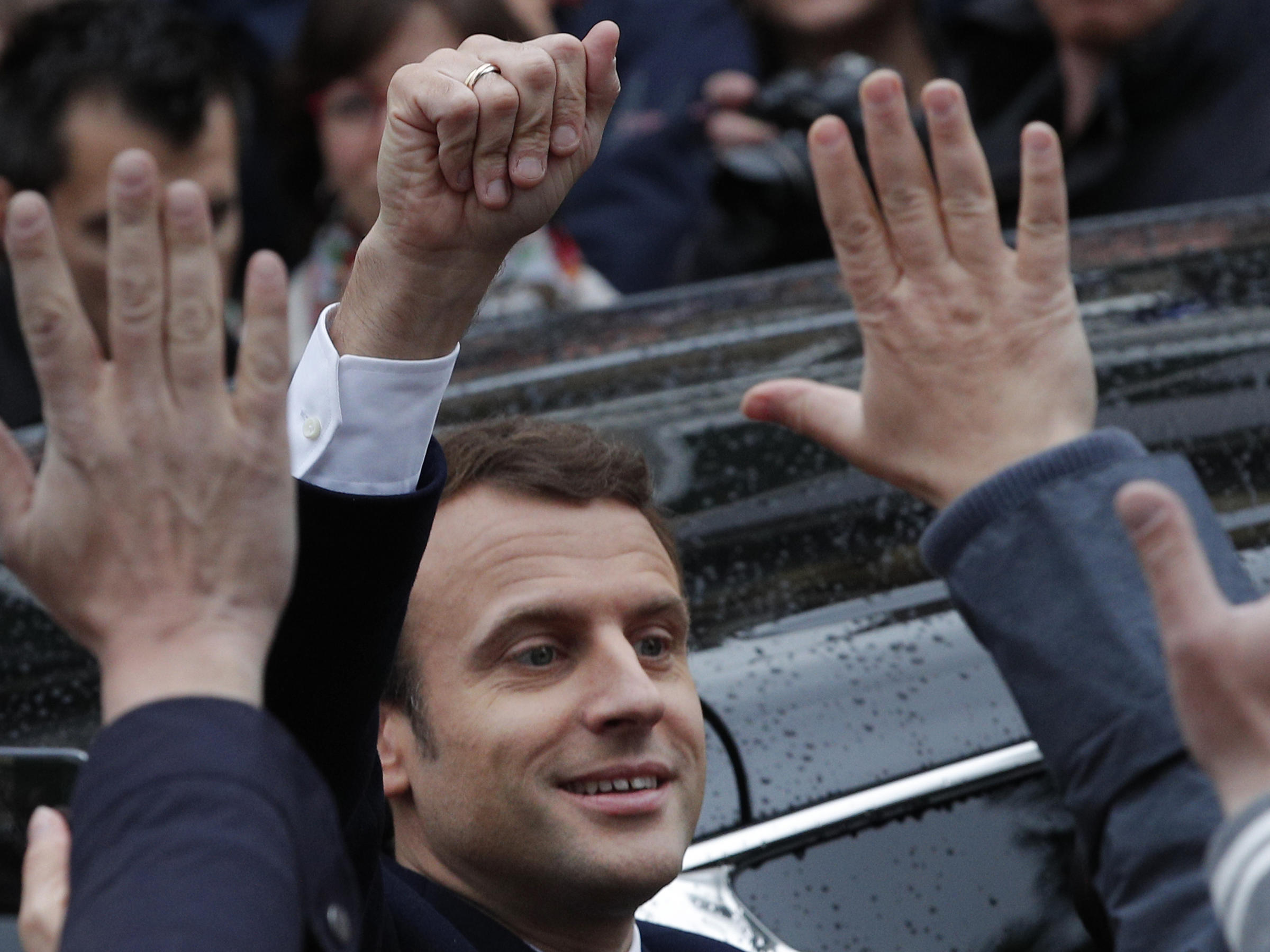 Emmanuel Macron Declared Next French President In Early Vote Counts