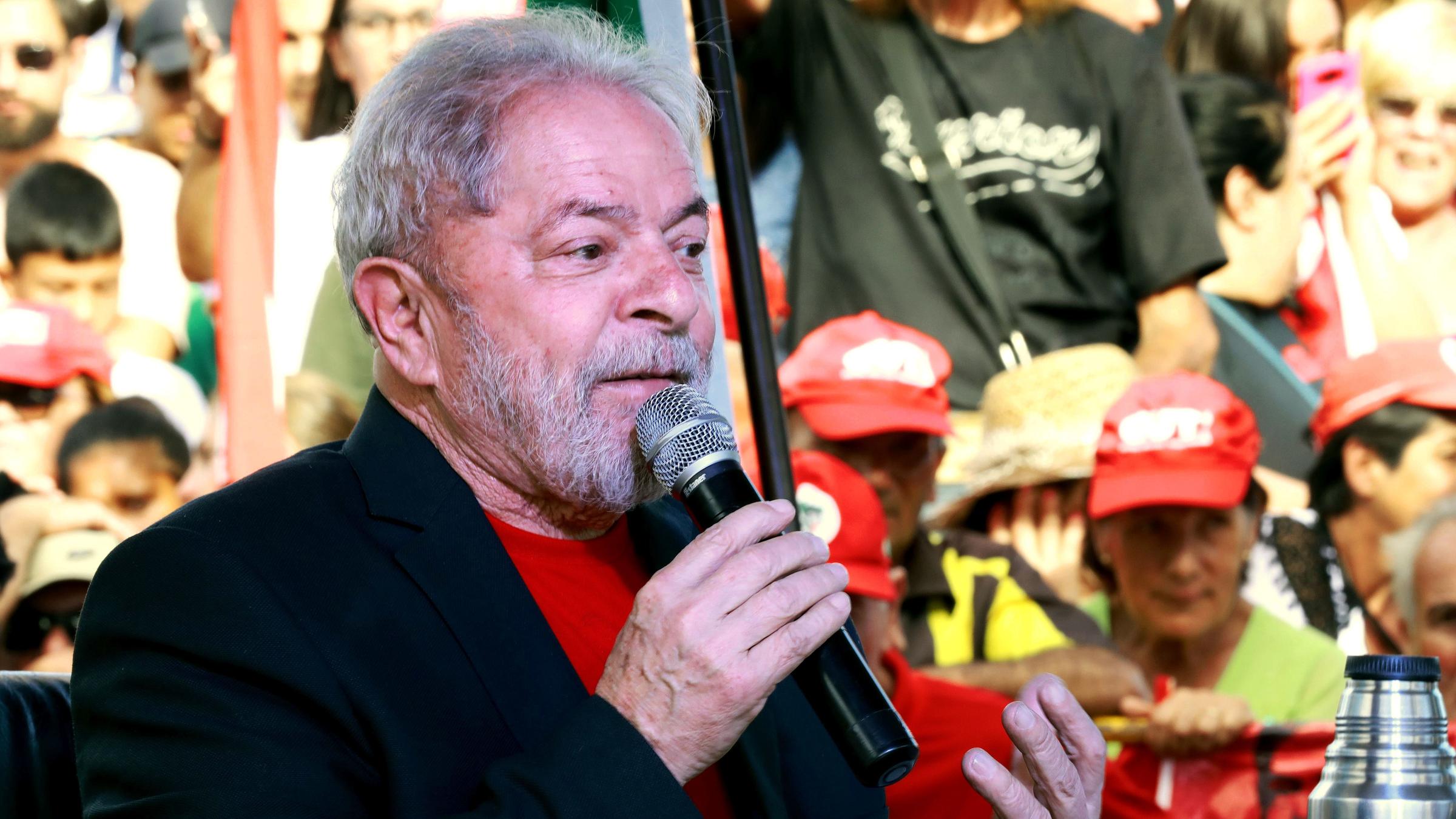 Image result for Brazilâ€™s Lula da Silva begins 12 years prison sentence