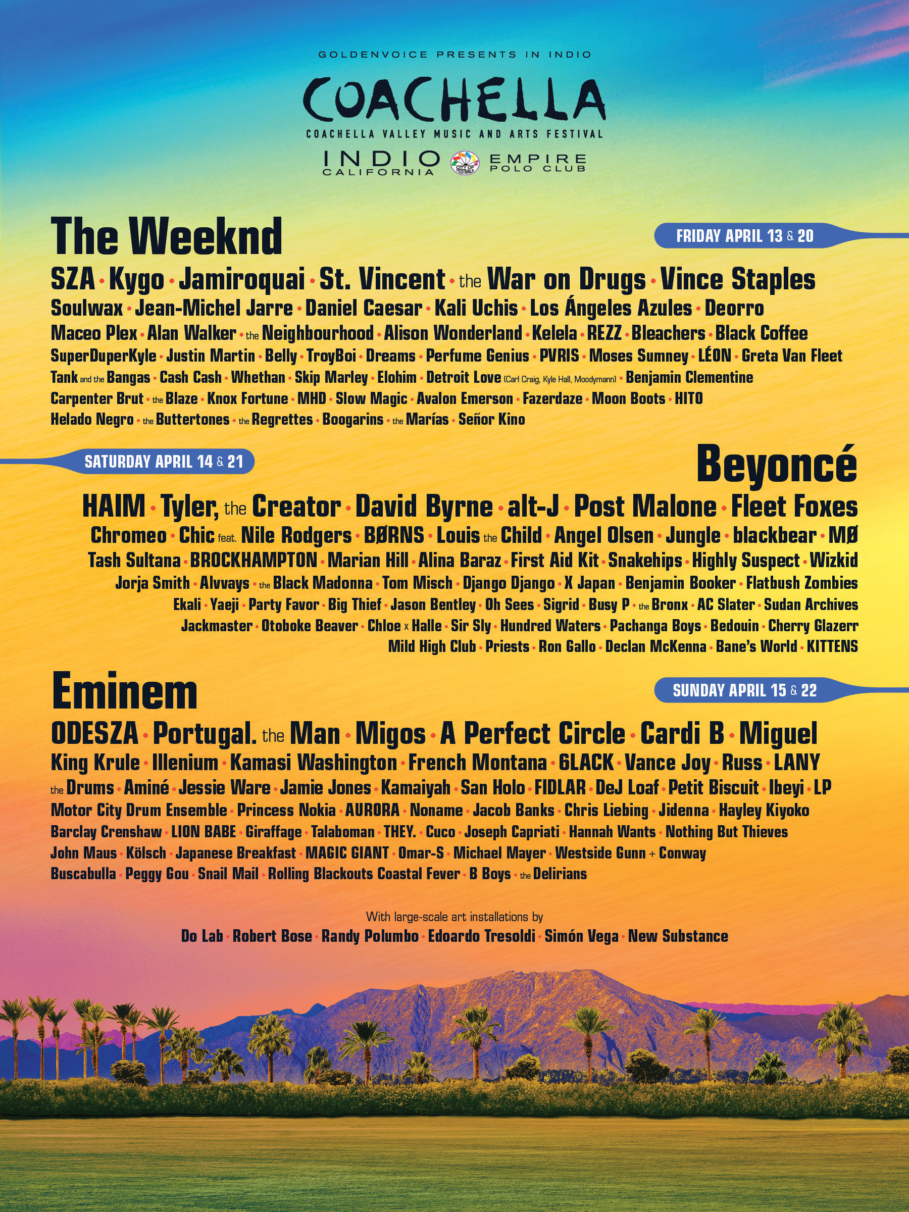 Coachella Lineup May Point To A Shifting Middle WJCT NEWS