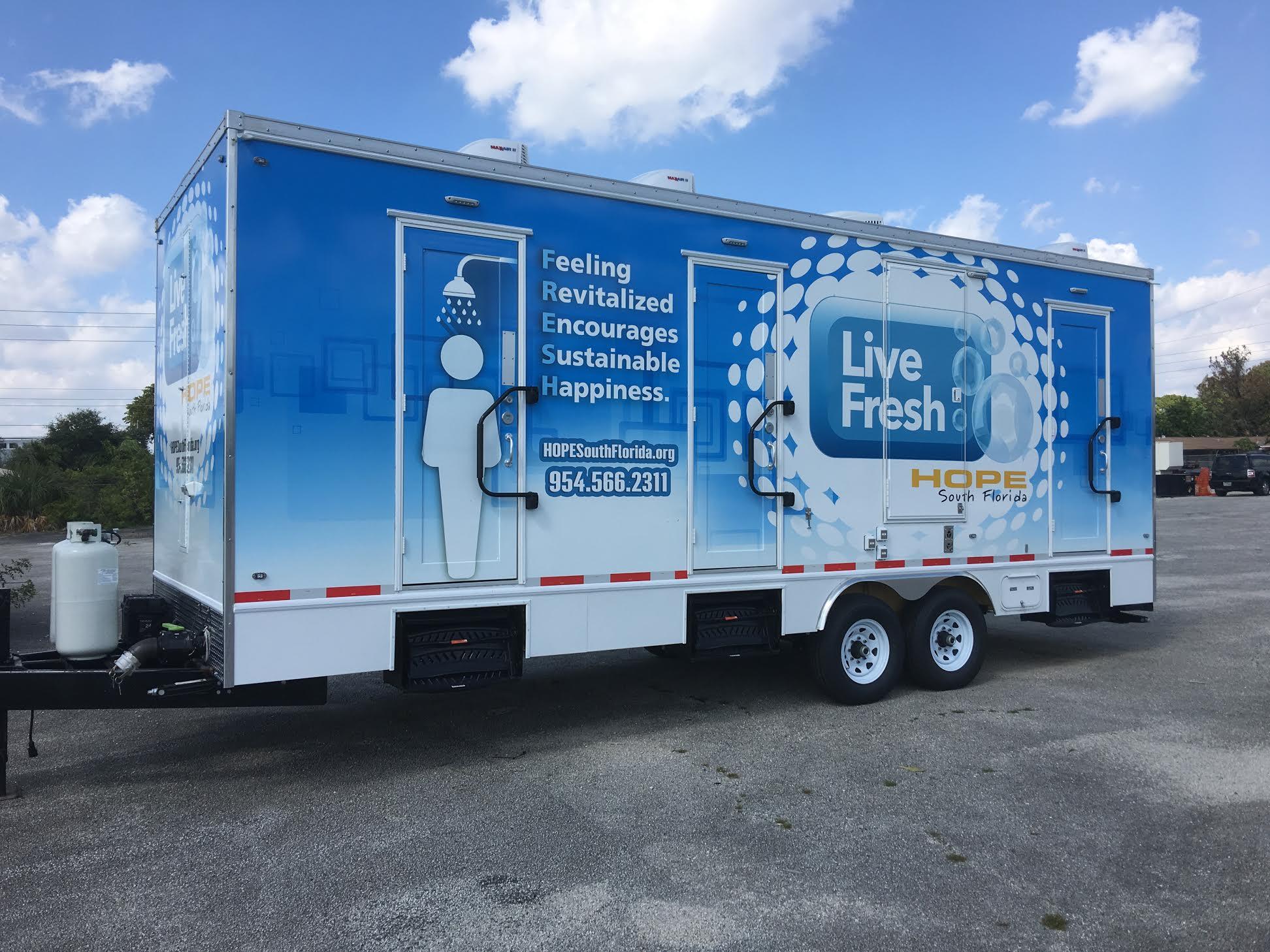 Mobile Showers For Homeless Turned Off In Fort Lauderdale Health News 