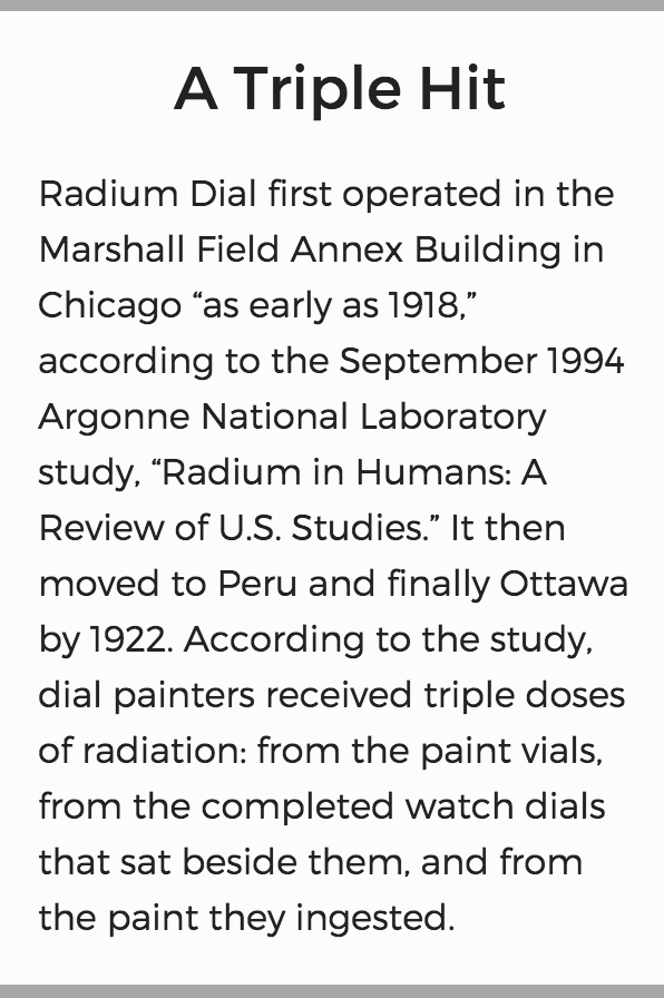 peg looney radium poisoning