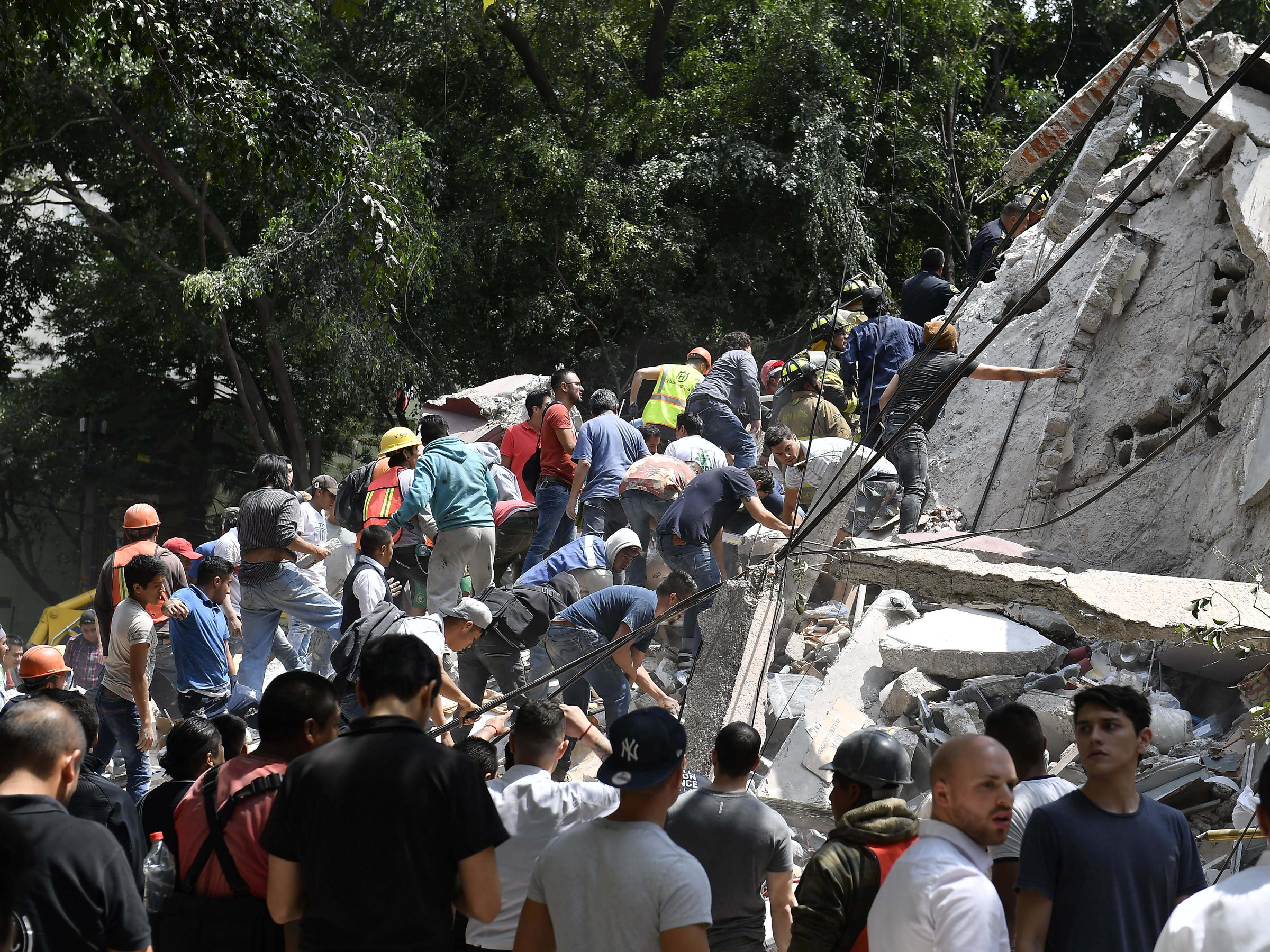 Powerful Earthquake Devastates Central Mexico, Leaving Dozens Dead