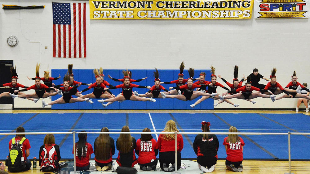 Rutland High Cheerleaders Win New England Championship Vermont Public