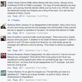 A story about McCord's departure from the race sparked questions from voters on the Henry Daily Herald Facebook page. 