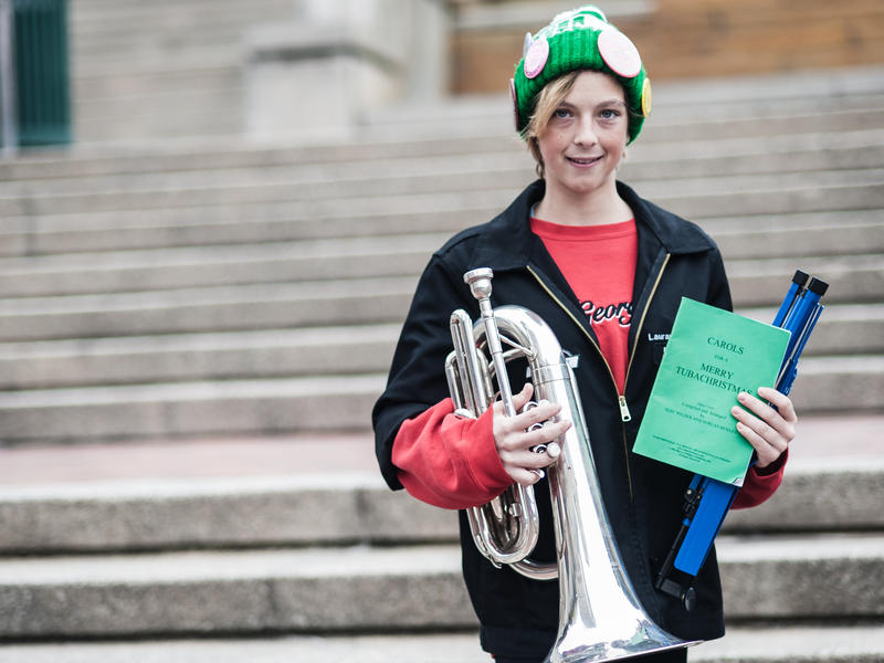 Lauranne Teyssier has been coming to Tuba Christmas Atlanta since she was 12.