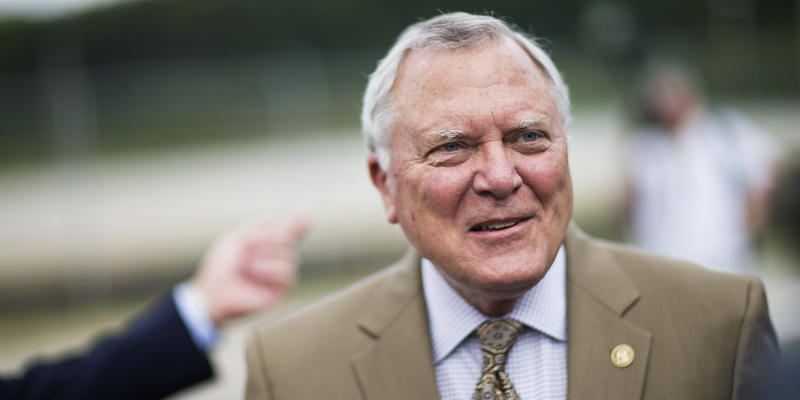 In this June 2, 2015 file photo, Georgia Gov. Nathan Deal speaks to reporters following a ceremony announcing a $300 million expansion of Google's data center operations in Lithia Springs, Ga.