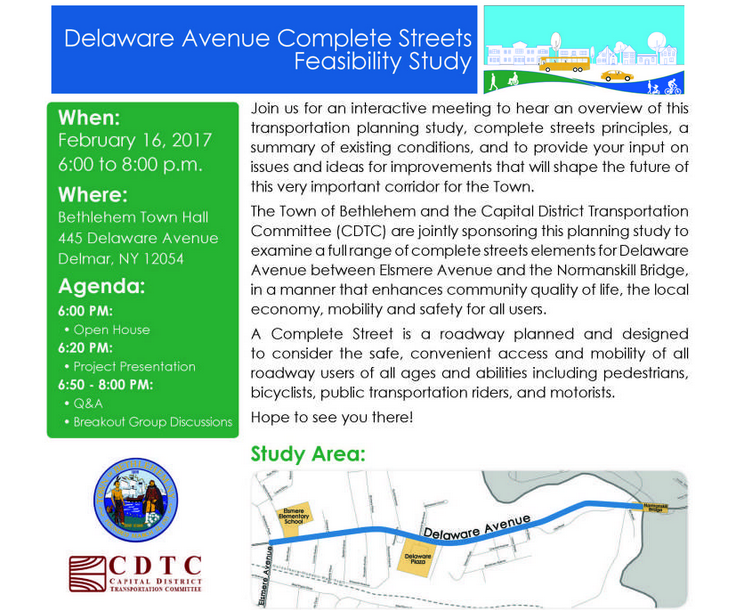 Tonight: Albany County Town 'Complete Streets' Meeting - WAMC