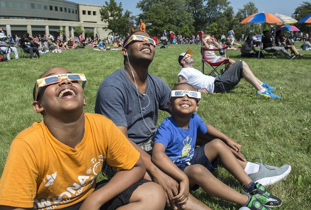 Only a partial eclipse, but full festivities at local watch events WBFO