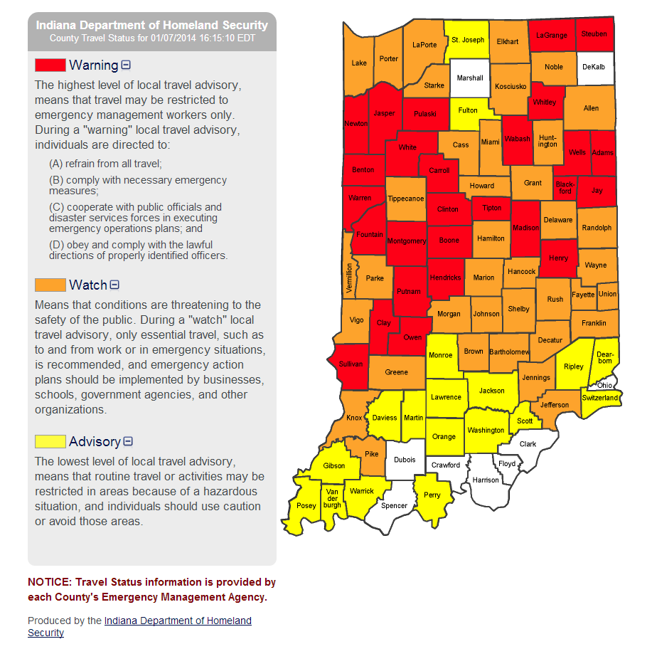 Some Counties Downgrade Travel Warnings, But Hazards Remain Northeast