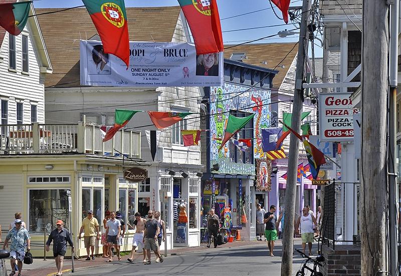 Provincetown's Commercial Street in August Continues to Offer