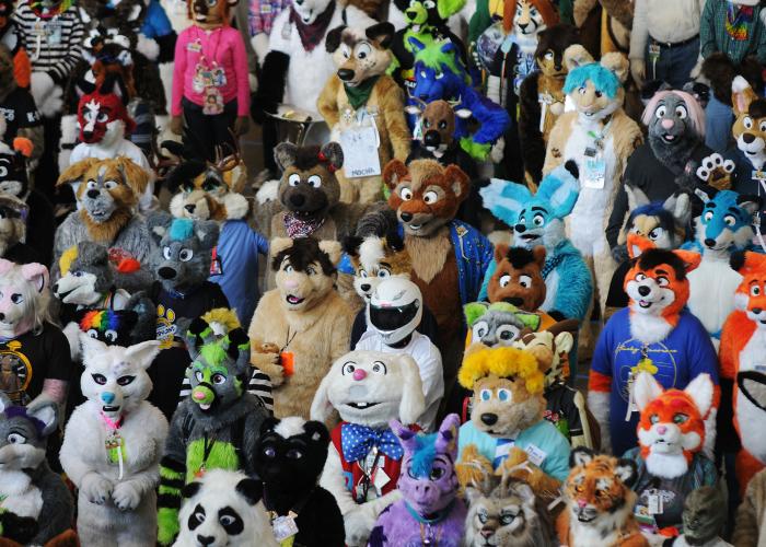 Photos Furries And Their Fans Frolic Downtown During