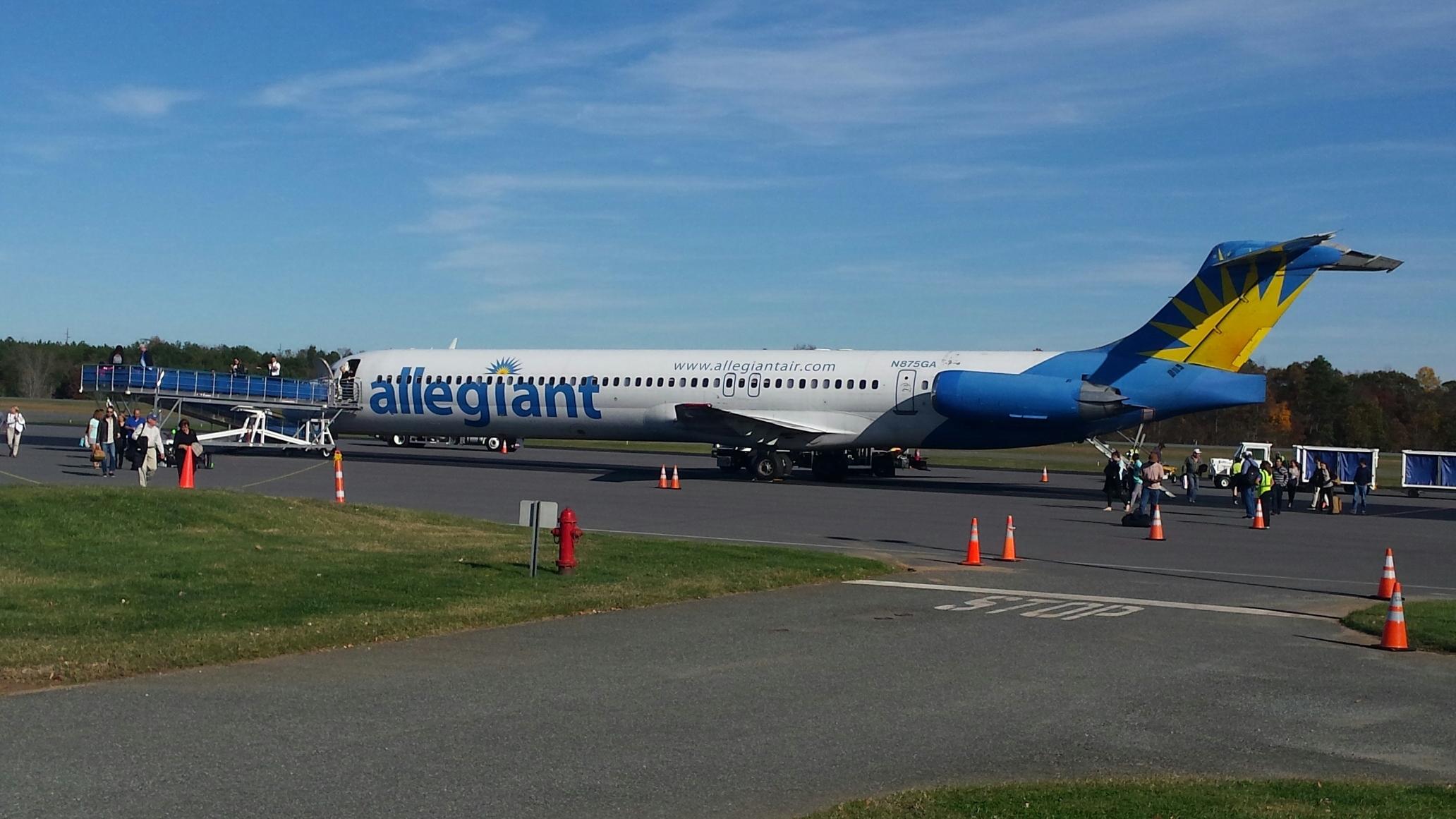 How do you view the Allegiant Airlines flight schedule?