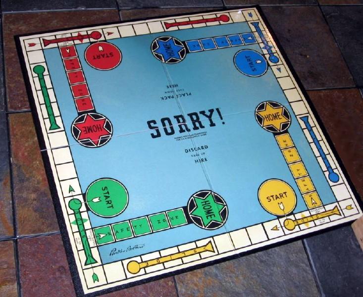 the game of sorry cards