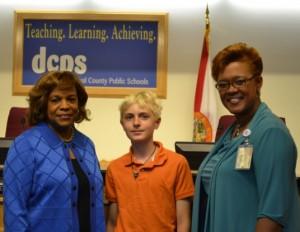 weldon johnson james middle jacksonville geography represents walker duval county peek bee student florida national wjct grader recognized 7th pictured